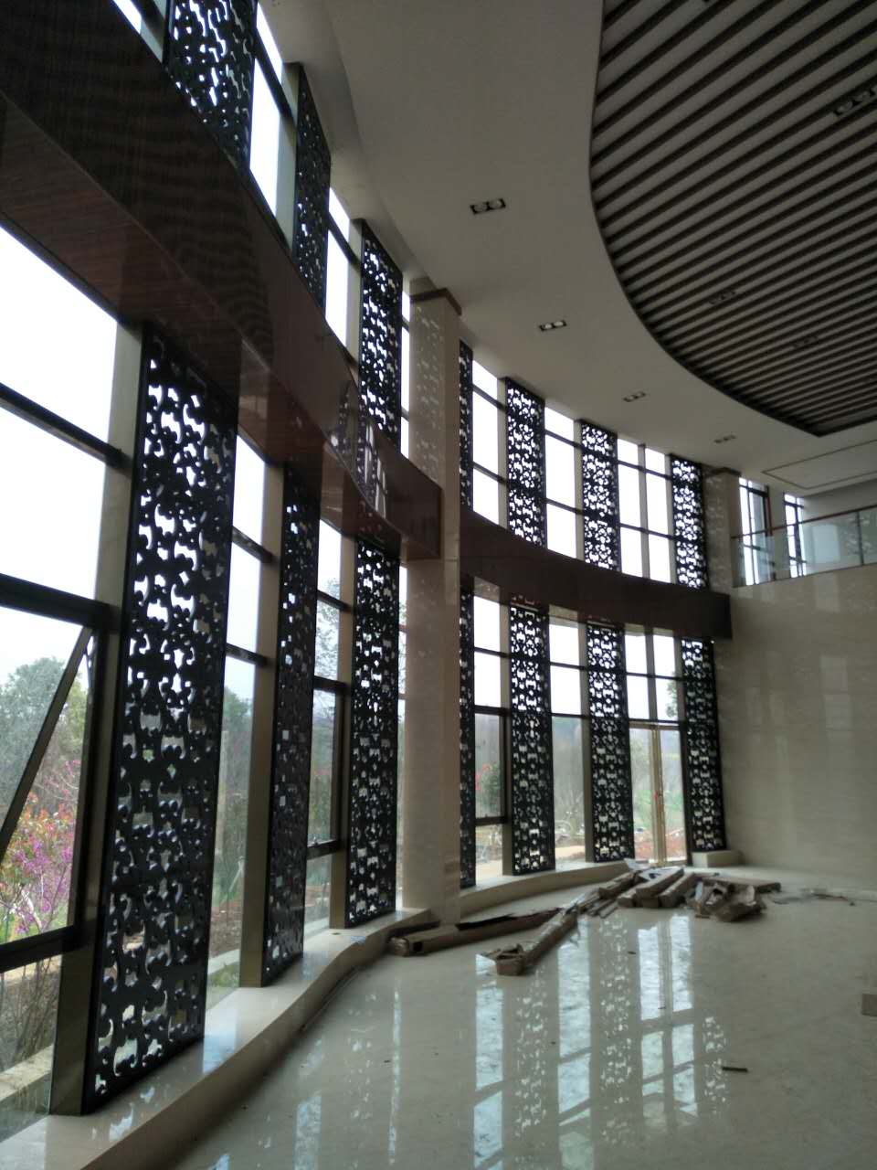 工装屏风隔断雕花